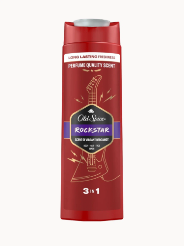 OLD SPICE гель д/душа + шампунь rockstar 400мл